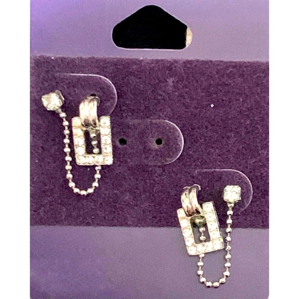 claris  2 Set Of Stainless double earrings